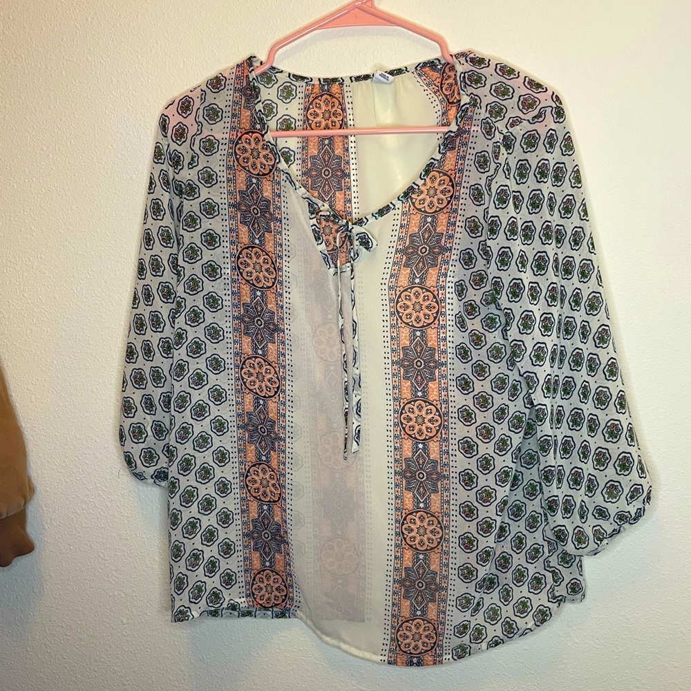 Sheer Dress Top